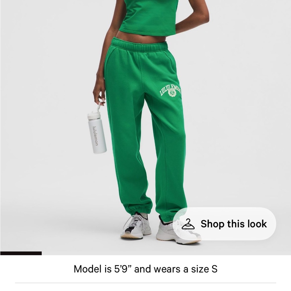 Lululemon Raceway Green Scuba Sweatpants